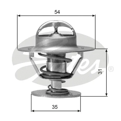 Thermostat, coolant (TH00682G1)