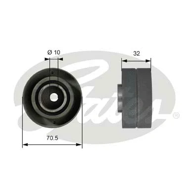 Deflection/Guide Pulley, timing belt (T42072)