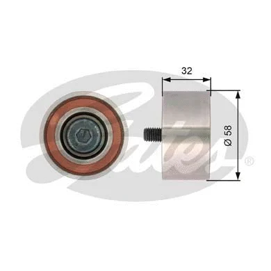 Deflection/Guide Pulley, timing belt (T42141)
