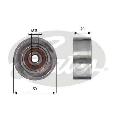 Deflection/Guide Pulley, timing belt (T42098)