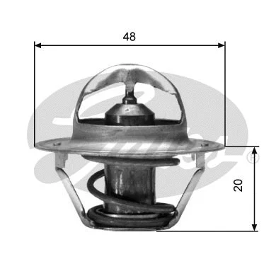 Thermostat, coolant (TH00391G2)