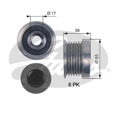 Alternator Freewheel Clutch (OAP7138)