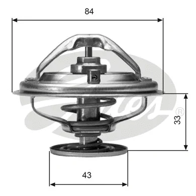 Thermostat, coolant (TH06582G1)