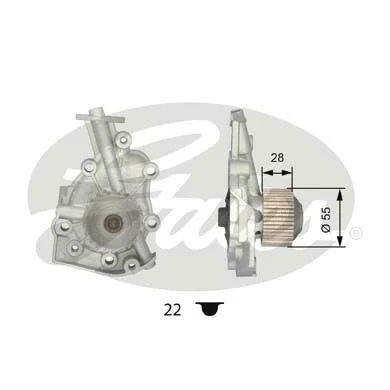 Water Pump, engine cooling (WP0058)
