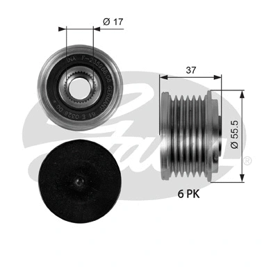 Alternator Freewheel Clutch (OAP7046)
