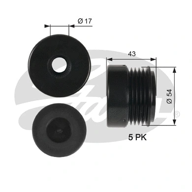 Alternator Freewheel Clutch (OAP7031)