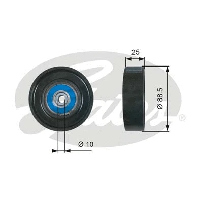 Deflection/Guide Pulley, V-ribbed belt (T36605)
