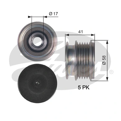 Alternator Freewheel Clutch (OAP7126)