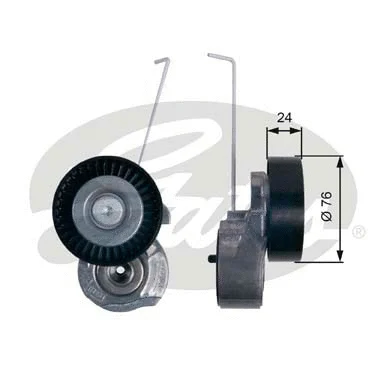 Belt Tensioner, V-ribbed belt (T38495)