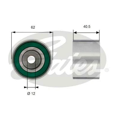 Deflection/Guide Pulley, timing belt (T42156)