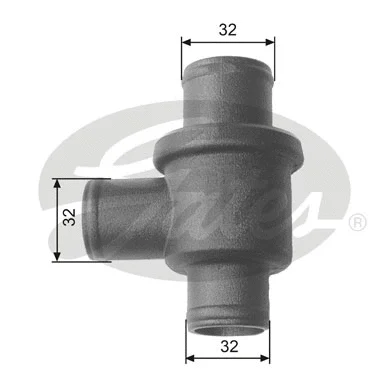 Thermostat, coolant (TH15587)