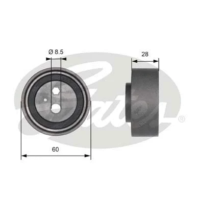 Tensioner Pulley, timing belt (T41192)