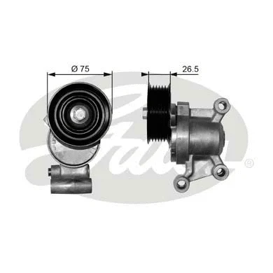 Belt Tensioner, V-ribbed belt (T38357)