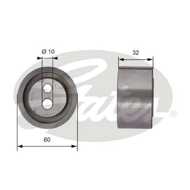 Tensioner Pulley, timing belt (T41166)