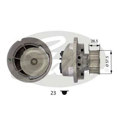Water Pump, engine cooling (WP0036)