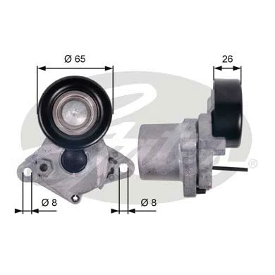 Belt Tensioner, V-ribbed belt (T39123)