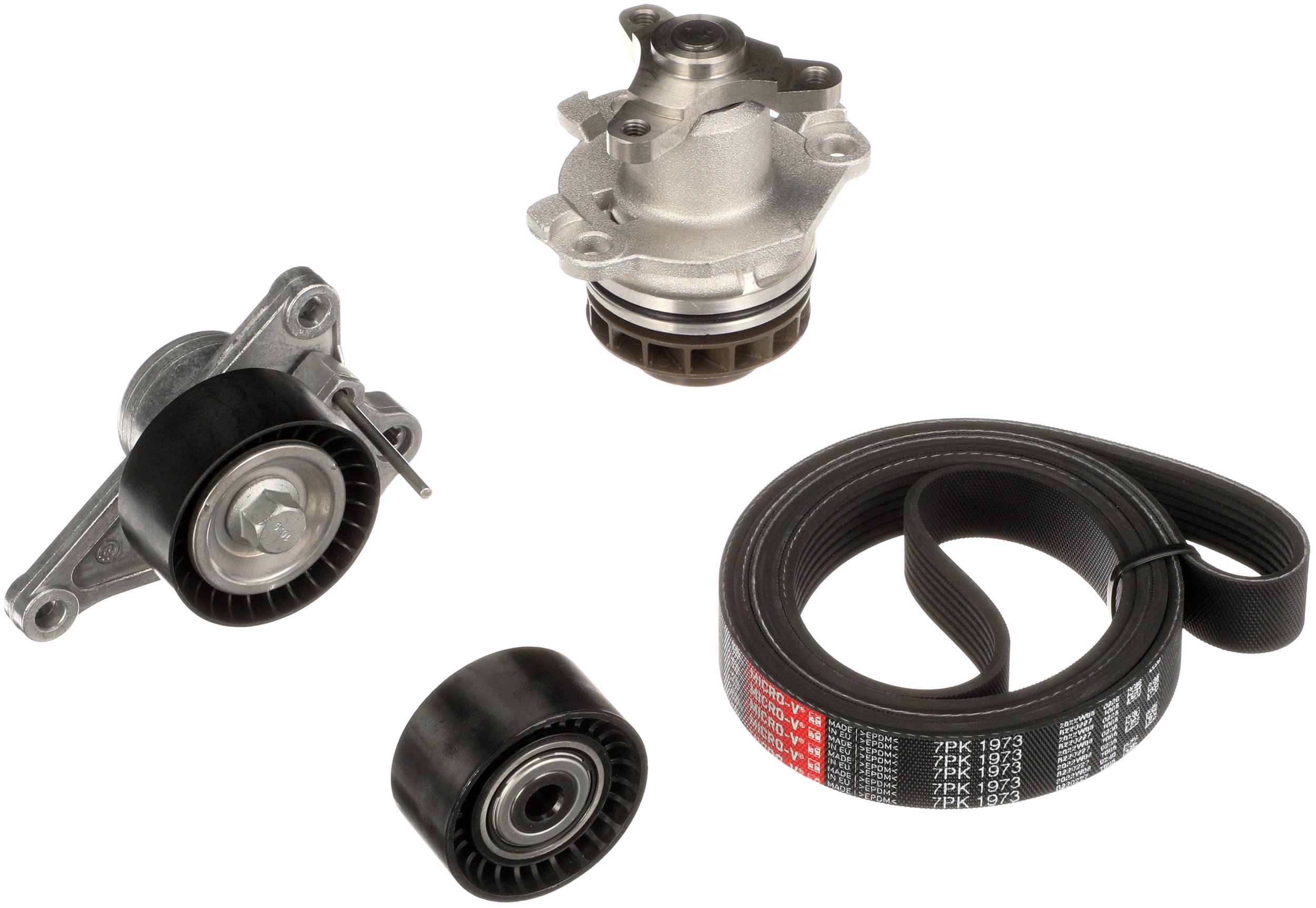 Water Pump + V-Ribbed Belt Kit (KP17PK1973)