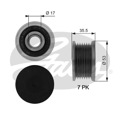 Alternator Freewheel Clutch (OAP7110)