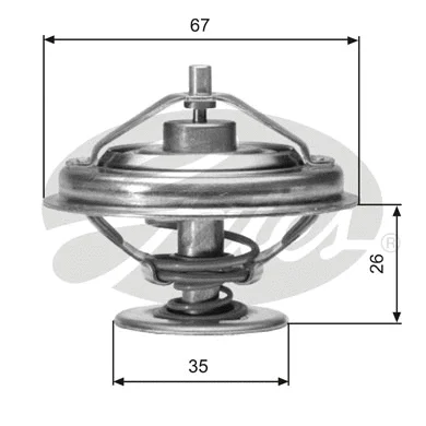 Thermostat, coolant (TH01880G1)