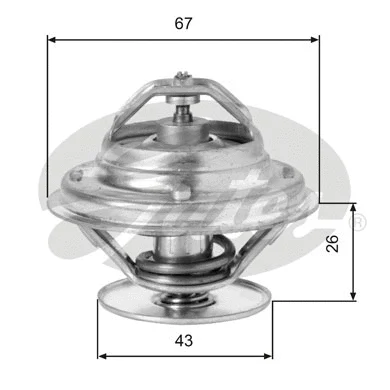 Thermostat, coolant (TH05586G1)