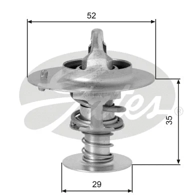 Thermostat, coolant (TH03382G1)