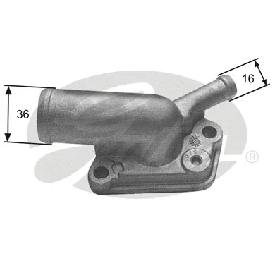 Thermostat, coolant (TH12087G1)