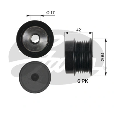 Alternator Freewheel Clutch (OAP7035)