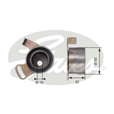 Tensioner Pulley, timing belt (T41168)