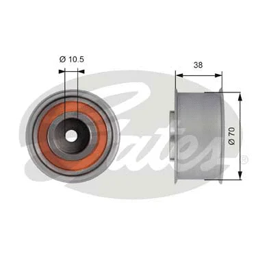Deflection/Guide Pulley, timing belt (T42155)