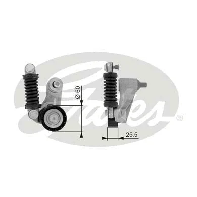 Belt Tensioner, V-ribbed belt (T38240)