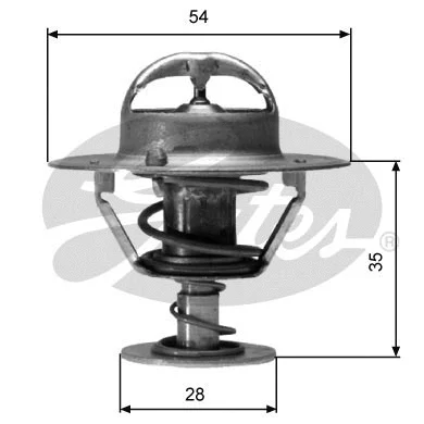 Thermostat, coolant (TH04282G1)