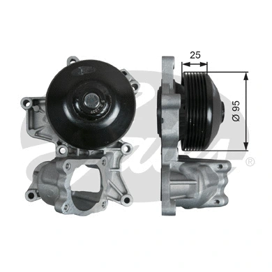 Water Pump, engine cooling (WP0121)