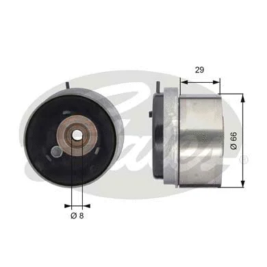 Tensioner Pulley, timing belt (T43143)