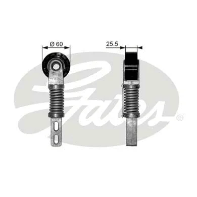 Belt Tensioner, V-ribbed belt (T38355)