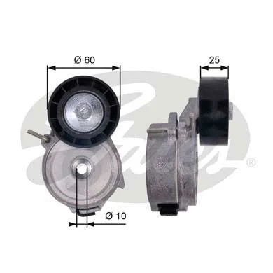Belt Tensioner, V-ribbed belt (T39126)