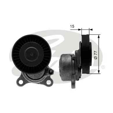 Belt Tensioner, V-ribbed belt (T38441)