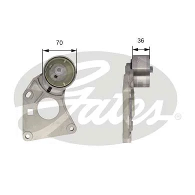 Tensioner Pulley, timing belt (T43166)