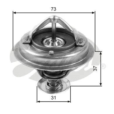 Thermostat, coolant (TH24582G1)
