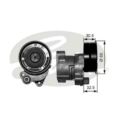 Belt Tensioner, V-ribbed belt (T38572)