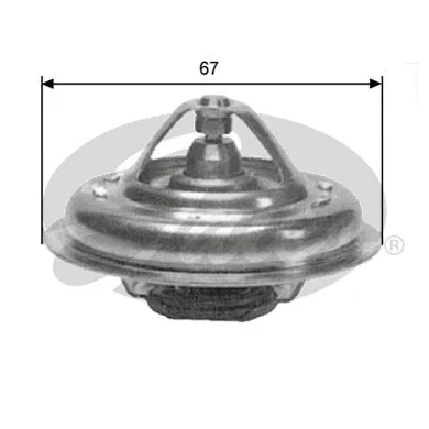 Thermostat, coolant (TH09985G1)