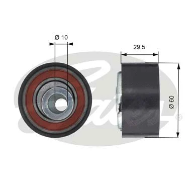 Tensioner Pulley, timing belt (T43147)