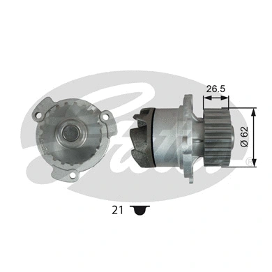 Water Pump, engine cooling (WP0150)
