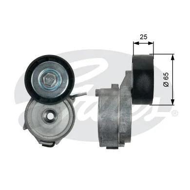 Belt Tensioner, V-ribbed belt (T39211)
