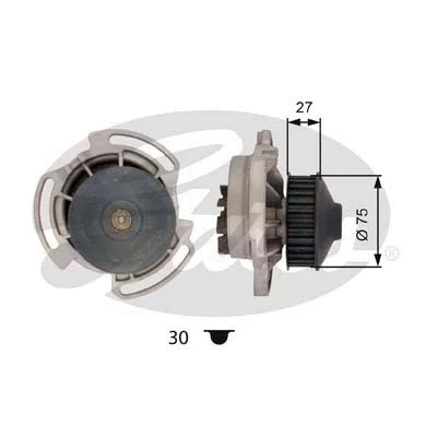 Water Pump, engine cooling (WP0015)