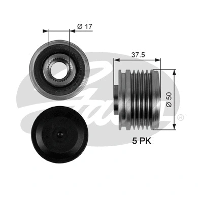 Alternator Freewheel Clutch (OAP7053)
