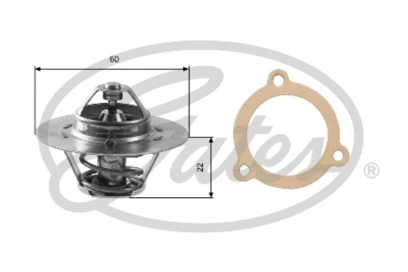 Thermostat, coolant (TH12480G1)