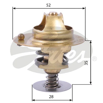 Thermostat, coolant (TH14178G1)