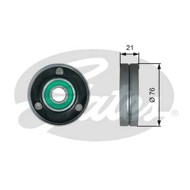 Deflection/Guide Pulley, V-ribbed belt (T36730)