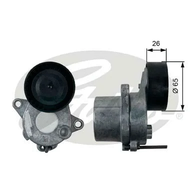 Belt Tensioner, V-ribbed belt (T39196)