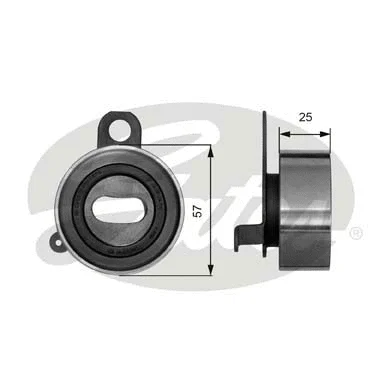 Tensioner Pulley, timing belt (T41072)